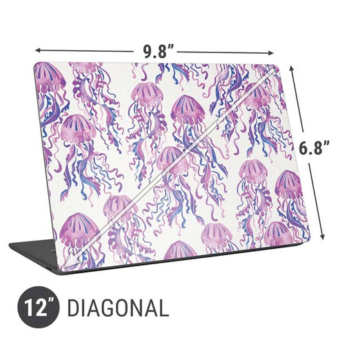 Cat Coq Jellyfish Universal Laptop 12in (9.8 x 6.8in) Skin